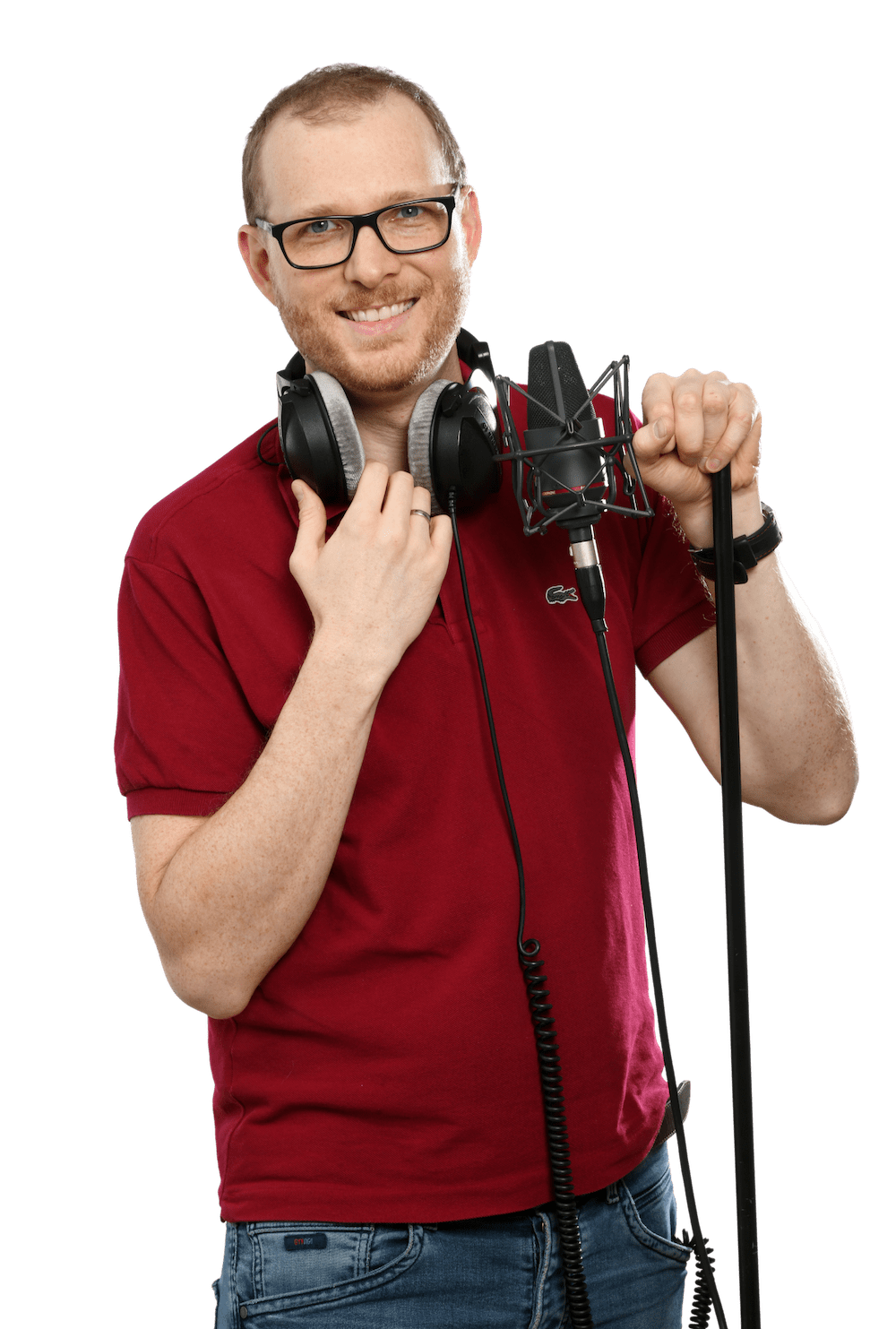 Matthias Moser mit Mikrofon